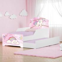 Cama infantil tick unicónio rosa Cama infantil tick unicónio rosa