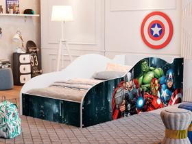 Cama Infantil Vingadores Herói com Colchão D20 Cama Infantil Vingadores Herói com Colchão D20