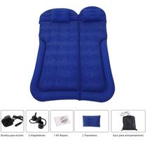 Cama Inflável Colchão Carro SUV Grande Veicular Viagem Azul