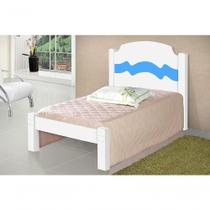 Cama Iris Solteiro 0,88cm Rosa-azul - Cambel Móveis