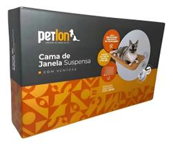 Cama Janela Gatos Cama Suspensa Super Luxo Petlon Preto Azul