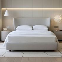 Cama Japonesa com Cabeceira Corea Seo Queen Linho Cinza Clarinho - Sallar Home Cama Japonesa com Cabeceira Corea Seo Queen Linho Cinza Clarinho - Sallar Home