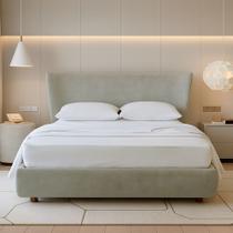 Cama Japonesa com Cabeceira Corea Seo Queen Veludo Nobre Verde Clarinho - Sallar Home Cama Japonesa com Cabeceira Corea Seo Queen Veludo Nobre Verde Clarinho - Sallar Home