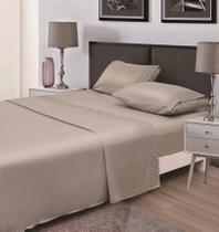 Cama Jogo De Cama Bordado Elizabeth Florata Queen 4 Pcs
