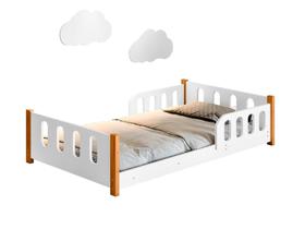 Cama Juvenil Camila Com Luminária Nuvem Led Cama Juvenil Camila Com Luminária Nuvem Led