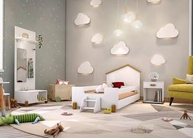 Cama Juvenil Casinha Montessoriana com Escadinha