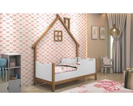 Cama Juvenil Cristal Freijó Branco Basoto