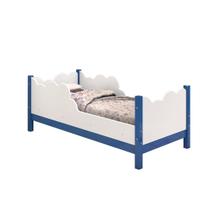 Cama Juvenil Cristal Nuvem com Proteção Lateral Segura