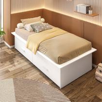 Cama Juvenil Solteiro com 2 Gavetas Deva Yescasa