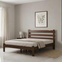 Cama King Size em Madeira Maciça Resistente Repleta