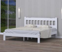 Cama King Size Perola Branca - Nemargi