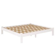 Cama King Size Turca New Reforçada Madeira Cor Branco