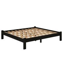 Cama King Size Turca Reforçada Madeira Cor Preto - Nemargi