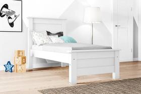 Cama Lanza Siena Solteiro Branco - Móveis Lanza