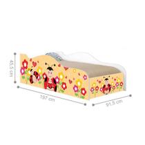 Cama Like Menina Joaninha Solteiro Com Colchão Cama Like Menina Joaninha Solteiro Com Colchão
