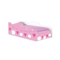 Cama Like Rosa Menina Solteiro Com Colchão