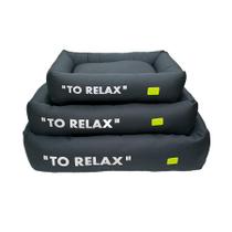 Cama Lisa Retangular Microfibra Urban Puppy para Cães e Gatos Cinza - Tamanho M