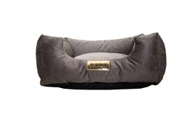 Cama Luppet Quadrada Super Luxo Para Cachorro Cinza G