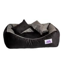 Cama Luxuosa para Cães e Gatos - Super Confortável, Design Premium, Almofadas Incluídas - P Cama Luxuosa para Cães e Gatos - Super Confortável, Design Premium, Almofadas Incluídas - P