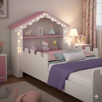 Cama Magia Vitamov Tamanho Mini Infantil Cabeceira Casinha Nichos Cama Magia Vitamov Tamanho Mini Infantil Cabeceira Casinha Nichos