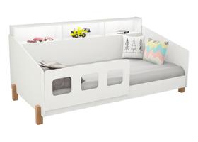 Cama mavi juvenil acompanha colchão e luminária
