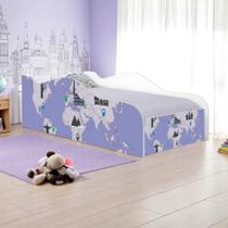 Cama Mobili Infantil Mapa Viagens