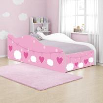 Cama Mobili Infantil Meninas E Meninos Tema Céu Adesivada