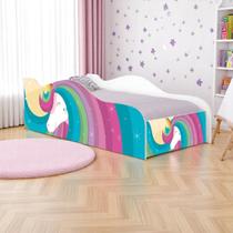 Cama mobili solteiro unicórnio arco íris Cama mobili solteiro unicórnio arco íris