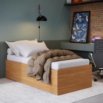 Cama Modular Solteiro E Casal Com Auxiliar Móvel Mdf e Pintura Uv Cama Modular Solteiro E Casal Com Auxiliar Móvel Mdf e Pintura Uv