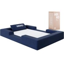 Cama Montessoriana Berço Ninho 100 Espuma Azul Marinho Keiko Cama Montessoriana Berço Ninho 100 Espuma Azul Marinho Keiko