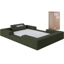 Cama Montessoriana Berço Ninho Espuma Verde Keiko
