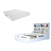 Cama Montessoriana Casal com Cabeceira Organizadora de Brinquedo E Colchão Cama Montessoriana Casal com Cabeceira Organizadora de Brinquedo E Colchão