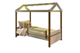 Cama Montessoriana Eliz Design Casinha com Led