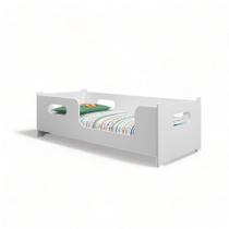 Cama Montessoriana Encanto Solteiro Branca Gabrielli