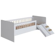 Cama Montessoriana Escada E Escorrega AFT010 Branco Comm Cama Montessoriana Escada E Escorrega AFT010 Branco Comm