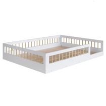 Cama Montessoriana Infantil 140cm Lumiar C06 Branco - Mpozenato