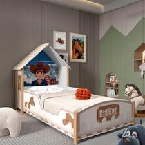 Cama Montessoriana Infantil Solteiro 100% Mdf Boaideiro Branco Cama Montessoriana Infantil Solteiro 100% Mdf Boaideiro Branco