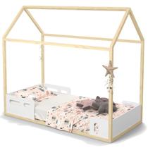 Cama Montessoriana Liv Branco Natural - Matic