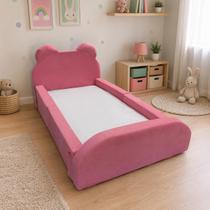 Cama Montessoriana Lorena Juvenil Ursinho Veludo Cama Montessoriana Lorena Juvenil Ursinho Veludo