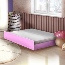 Cama Montessoriana Ortobom 4 Rodízios Rosa Elisa Shop JM