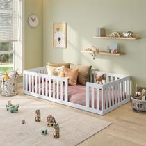 Cama Montessoriana Solteiro Com Grade Giulia Casatema MadeiraOriginals Cama Montessoriana Solteiro Com Grade Giulia Casatema MadeiraOriginals