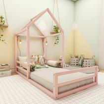 Cama Montessoriana Solteiro Meia Casinha Cama Montessoriana Solteiro Meia Casinha