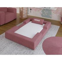 Cama Montessoriana Solteiro Ninho Espuma Rosa Keiko Cama Montessoriana Solteiro Ninho Espuma Rosa Keiko