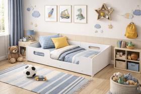 Cama Montessoriana Solteiro Rainha 100% Mdf P/Colchão 188x88 Cama Montessoriana Solteiro Rainha 100% Mdf P/Colchão 188x88