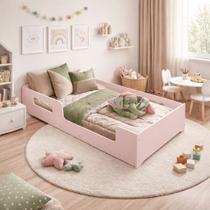 Cama Montessoriana Solteiro Rainha 100% Mdf P/Colchão 188x88 Cama Montessoriana Solteiro Rainha 100% Mdf P/Colchão 188x88