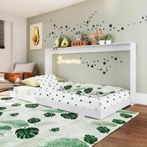 Cama Multifuncional Dobrável De Solteiro Branco Phoenix Art In Móveis