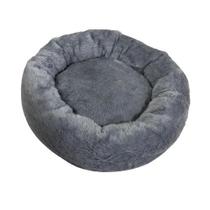 Cama nuvem pelúcia redonda, macia e quentinha, com zipper, lavável, cor cinza Cama nuvem pelúcia redonda, macia e quentinha, com zipper, lavável, cor cinza