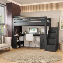 Cama Office Multifuncional Solteiro Adulto Star Plus Casatema MadeiraOriginals Cama Office Multifuncional Solteiro Adulto Star Plus Casatema MadeiraOriginals