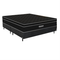 Cama Ortobom Queen Star Black 158x198x61 + Box Ortobom