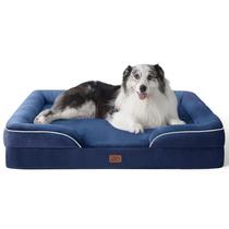 Cama Ortopédica Bedsure XL para Cães Grandes - Azul Marinho